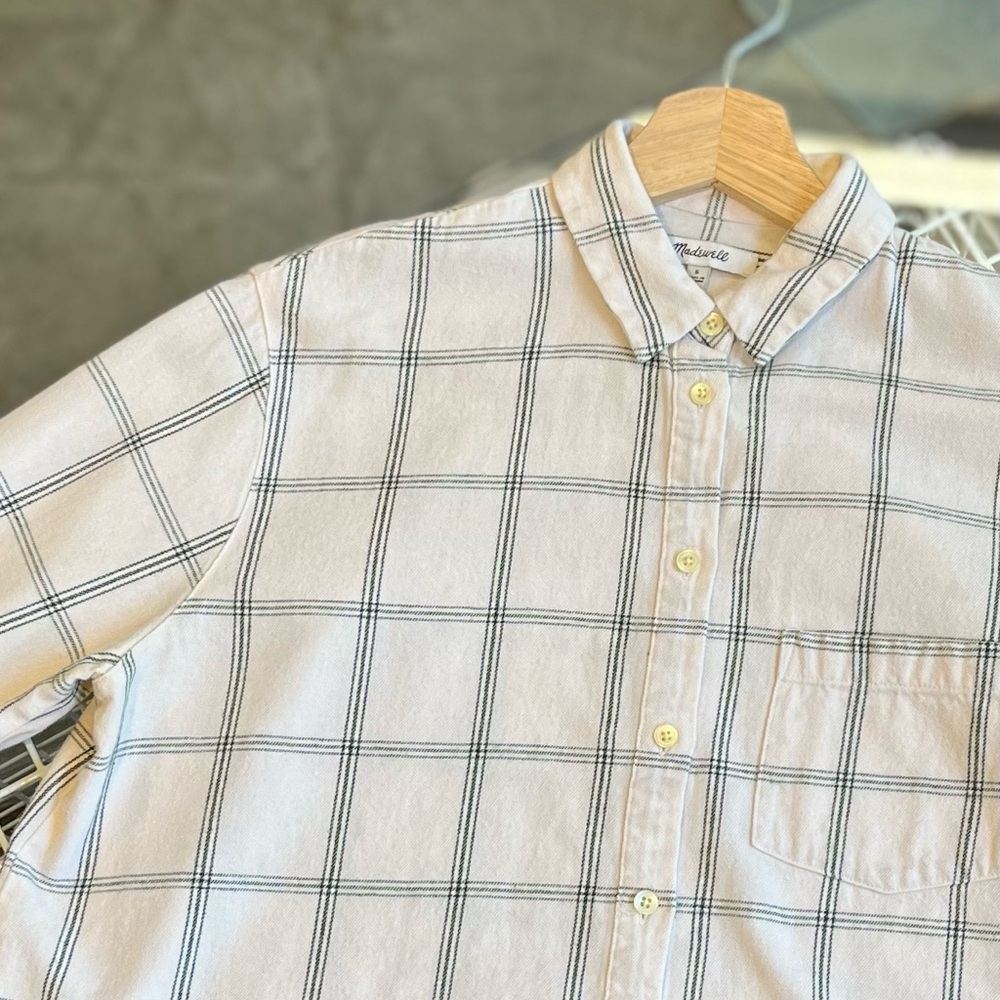 Madewell Flannel Button Up Size S